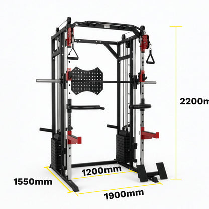 All-in-One Smith Machine Power Rack