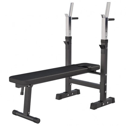Folding Weight Bench with Dip Station