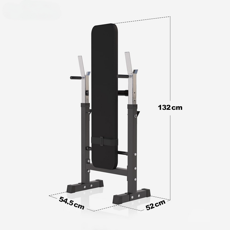 Folding Weight Bench with Dip Station