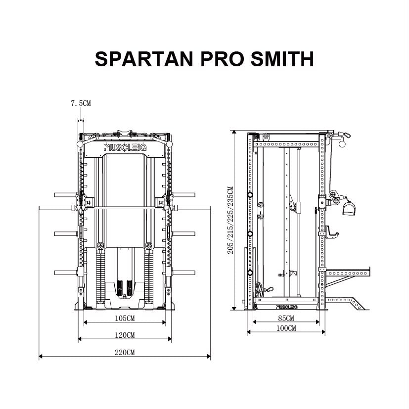 Spartan Pro Power Rack with Smith Machine