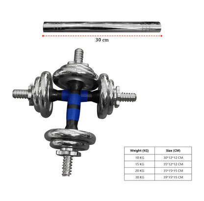 Steel Dumbbell & Barbell Sets